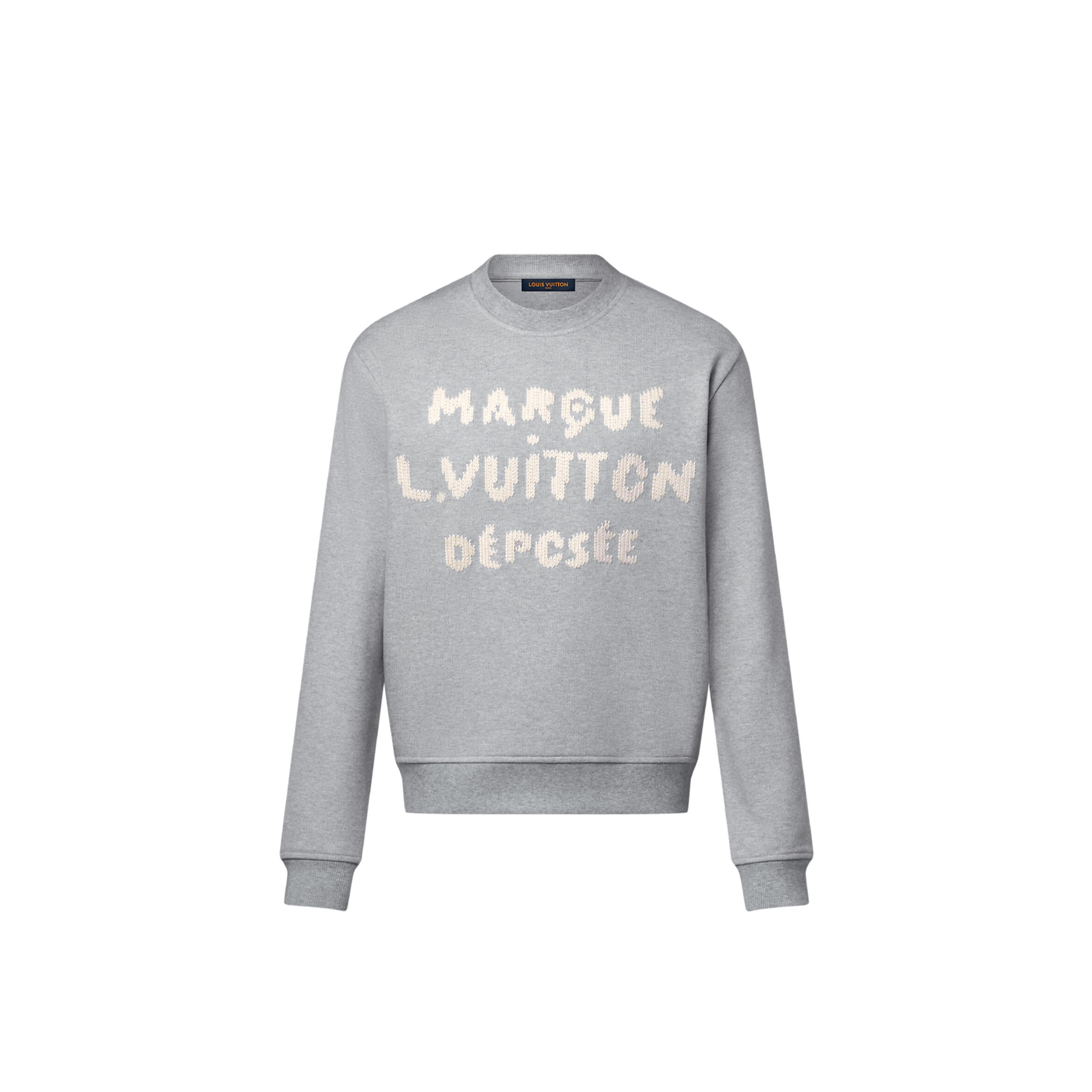 LOUIS VUITTON EMBROIDERED SIGNATURE SWEATSHIRT 1AIKCO